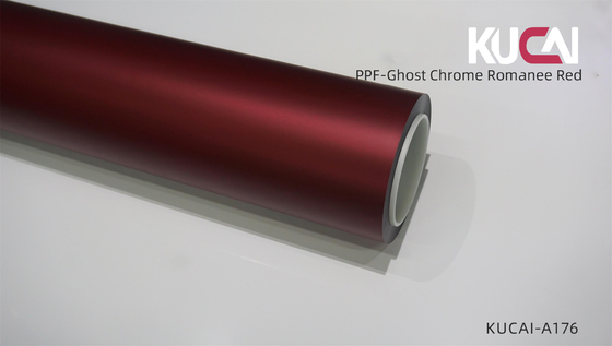 7.5 Mil Spesso Matte PPF Film Roll Ghost Chrome Romanee Rosso